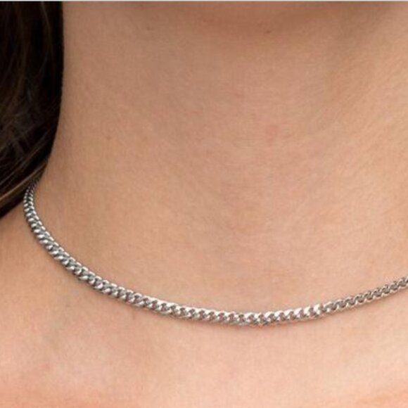 BRANDY MELVILLE Jewelry Bundle, Rhiinestone & Link Necklaces, Star Earrings NWT - Picture 5 of 6